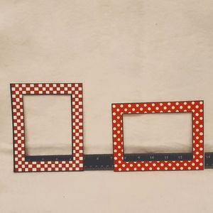 2 paper frames - scrapbooking (approx 5x7)